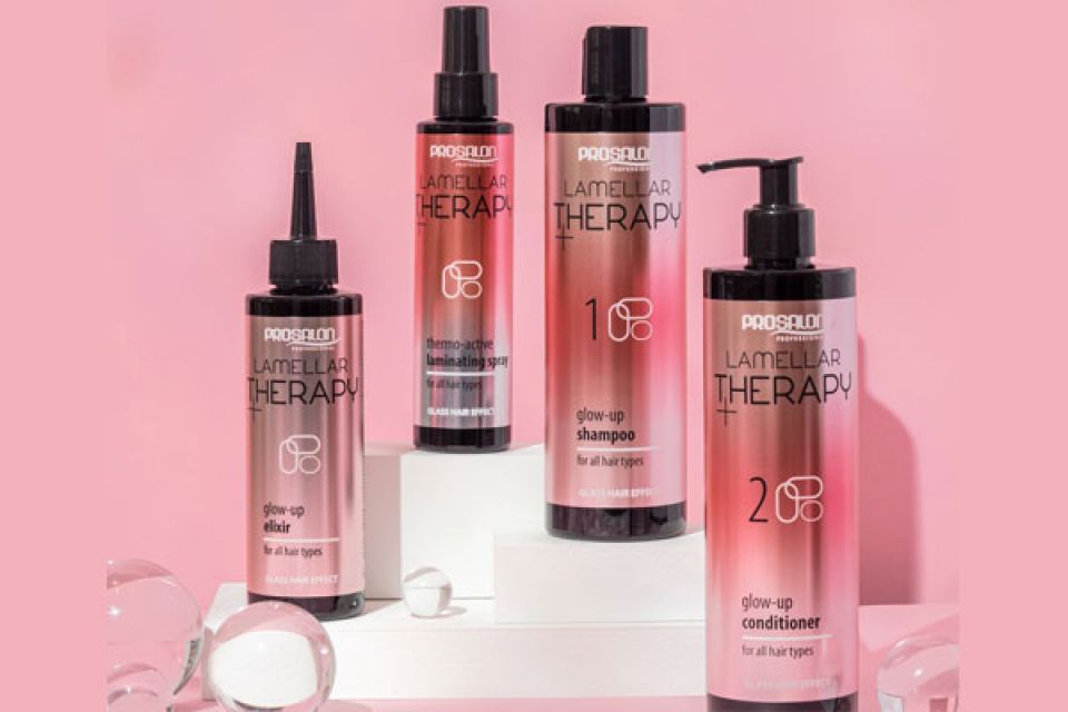 LAMELLAR THERAPY Mega smoothing - a glamourous effect for all hair types