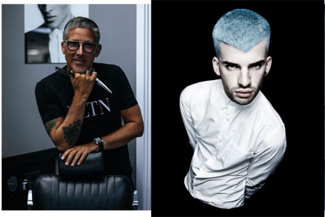 MEN'S BLUE HAIR GET THE LOOK