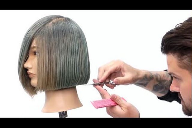 One Length Bob Haircut Tutorial - Free Salon Education