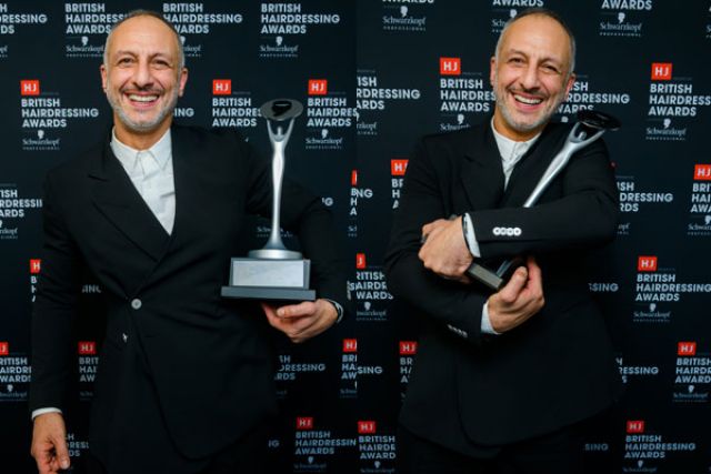 Cos Sakkas named British Hairdresser of the Year for the second time!